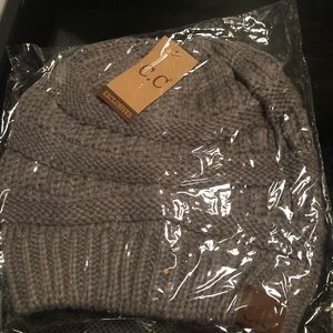 Grey C.C beanie